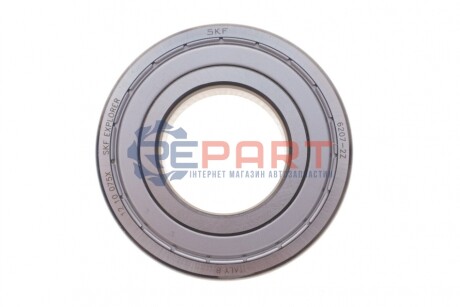 Подшипник шариковый d>30 SKF 6207-2Z (фото 1)