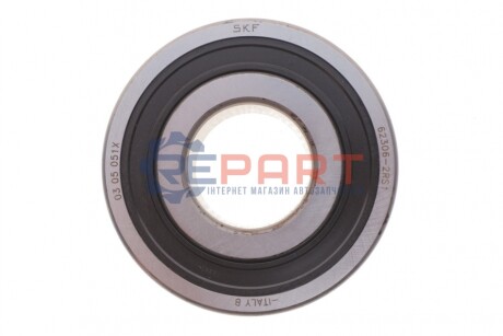 Підшипник кульковий d>30 SKF 62306-2RS1 (фото 1)