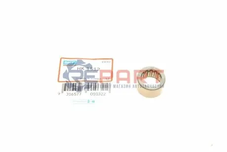 Підшипник КПП Renault Trafic/Master (15x21x12) (для штока куліси/гольчастий) SKF HK1512 Купити в Україні