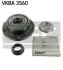 Комплект підшипника колеса задн PEUGEOT 607 2.0-3.0 02.00-02.06 SKF (VKBA 3560) зображення 1
