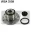 Фото Комплект підшипника колеса передн SKODA FABIA I, FABIA I PRAKTIK VW FOX, POLO IV 1.0-2.0 08.99-07.11 SKF (VKBA3568) зображення 1