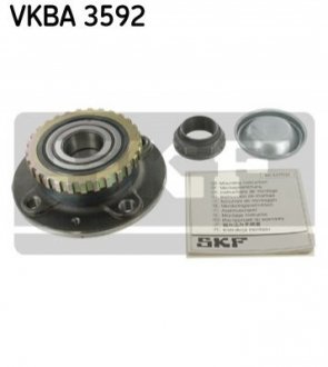 Набір підшипника маточини колеса - VKBA 3592 (370172, 374844) SKF VKBA3592 (фото 1)
