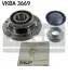 Набор колесных подшипников ступицы. SKF (VKBA3669) изображение 1