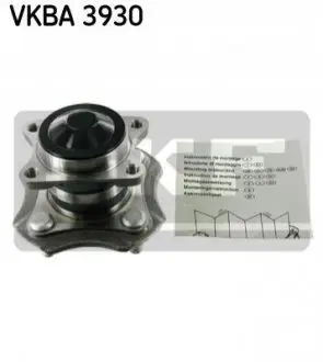 Комплект підшипника колеса задн (без ABS) TOYOTA VIOS / SOLUNA VIOS, YARIS, YARIS VERSO 1.0-1.5 04.99-01.08 SKF VKBA3930