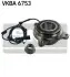 Комплект підшипника колеса передн (із ABS) LAND ROVER DISCOVERY II 2.5D/4.0 11.98-06.04 SKF (VKBA6753) зображення 1