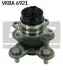 Комплект підшипника колеса задн DAIHATSU MATERIA, SIRION SUBARU JUSTY IV 1.0-1.5LPG 01.05 SKF (VKBA6921) зображення 1