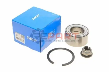 Фото Підшипник маточини (задньої) Dacia Duster 4x4 1.5dCi/1.6 10- (42x77x39) (к-кт) SKF (VKBA7000) зображення 1