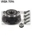 Фото Комплект підшипника колеса передн NISSAN QASHQAI II RENAULT GRAND SCENIC IV, KADJAR, MEGANE IV, SCENIC IV, TALISMAN 1.0-2.0D 11.13 SKF (VKBA7094) зображення 1