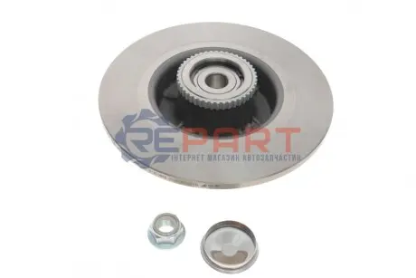 Фото Диск гальмівний (задній) Renault Megane -03 (274x11) (+ABS) (з підшипником) SKF (VKBD1006) зображення 1