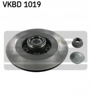 Тормозной диск с подшипником - (402020003R, 432027112R, 402022291R) SKF VKBD1019 (фото 1)