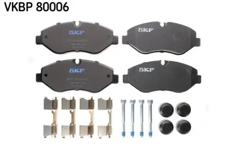 Колодки тормозні (передні) MB Sprinter (906,907,910)/VW Crafter 06-/MB Vito (W639) 03-/(W447) 14 SKF VKBP80006 Купити в Україні
