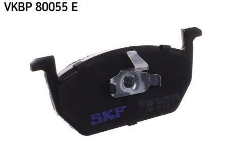 Колодки гальмівні (передні) Seat Leon/Skoda Octavia IV/V/VW Golf VII 12- (+датчик) SKF VKBP80055E