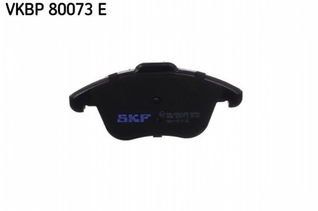 Колодки тормозные дисковые (комплект 4 шт.)) SKF VKBP 80073 E (фото 1)