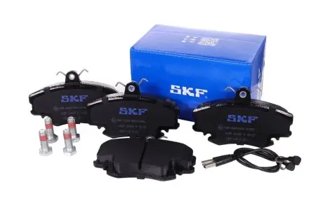 Колодки тормозные (передние) Dacia Logan 04-/Renault 11/19/21/Peugeot 205/309 Q+ (с датчиками) SKF VKBP80092E Купить в Украине