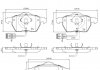 Гальмівні колодки (передні) Audi A4/A6 95-11/Skoda SuperB 01-08/VW Golf/Passat B5 97-06 SKF VKBP80113E (фото 2)