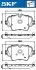 Фото Колодки гальмівні (передні) BMW 2 (F45/F46)/5 (G30/F90)/X1(F48)/X2 (E39)/X3 (G01/F97) 13 SKF (VKBP80132) зображення 6