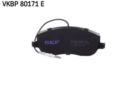 Колодки гальмівні (передні) Citroen C8 02-/Jumpy/Fiat Scudo/Peugeot Expert 95-06/807 02- (+датчики) SKF VKBP80171E Купити в Україні