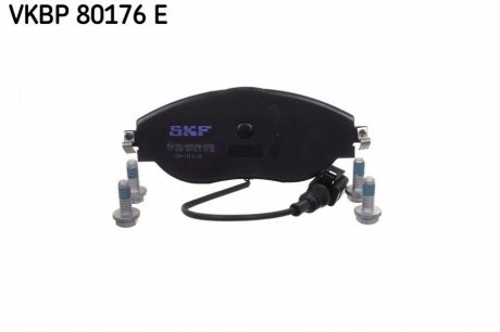 Колодки тормозные дисковые (комплект 4 шт.)) SKF VKBP 80176 E (фото 1)