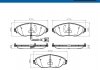 Колодки гальмівні (передні) VW Passat/Golf 13- (TRW) Q+ (з датчиком) SKF VKBP80179E (фото 2)