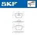 Фото Тормозные колодки (передние) Ford Galaxy/S-max/ Volvo S80/V60/V70 06- (Teves) Q+ SKF (VKBP80224) изображение 6