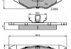 Тормозные колодки (передние) Seat Arosa 97-04/Skoda Fabia 99-14/Roomster 07-15/VW Polo 94-09 SKF VKBP80278 (фото 2)