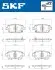 Фото Тормозные колодки (передние) Toyota Corolla 01-08/Prius 03-09/Yaris 99-05 SKF (VKBP80382A) изображение 2