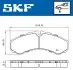 Фото Колодки гальмівні (передні) Iveco Daily III 99-06 SKF (VKBP80507) зображення 2