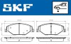 Колодки тормозные дисковые (комплект 4 шт.)) SKF VKBP 80628 (фото 2)