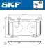 Колодки гальмівні (передні) MB E-class (W213/S213/C238)/ S-class (W222/C217) 13 SKF (VKBP80631) зображення 2