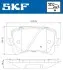 Фото Колодки гальмівні (задні) Audi A6/VW Passat/CC 1.8TSI/2.0TDI 05 SKF (VKBP 90023) зображення 2