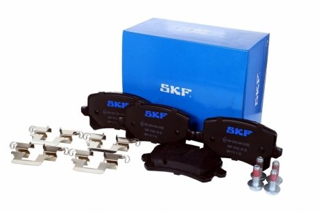 Колодки тормозные дисковые (комплект 4 шт.)) SKF VKBP 90023 (фото 1)