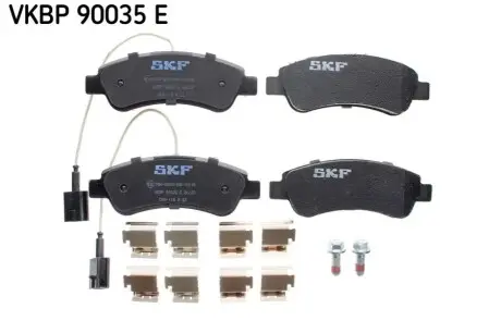 Колодки гальмівні (задні) Citroen Jumper/Fiat Ducato/Peugeot Boxer 06- (+датчики) SKF VKBP90035E Купити в Україні