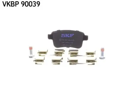 Комплект гальмівних колодок (задніх) Renault Kangoo 08-/MB Citan 12 SKF VKBP90039 Купити в Україні