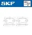 Колодки тормозные (задние) Audi A4/A5/A6/A7 10- (+датчик) SKF (VKBP90112E) изображение 6