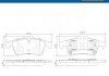 Тормозные колодки (задние) Renault Laguna/Megane 01- (Teves) SKF VKBP90178 (фото 6)