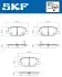 Фото Колодки гальмівні (задні) Citroen C4 Aircross/Mazda 6/Mitsubishi Outlander III/Peugeot 4008 12 SKF (VKBP90253A) зображення 2