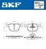 Фото Колодки гальмівні (задні) BMW 3 (E90/E91/E92/E93) 04-13/X1 (E84) 09-15 SKF (VKBP90372) зображення 2