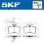 Фото Колодки гальмівні (задні) Ford Galaxy 95-06/VW Sharan/Seat Alhambra 95-10/Ibiza 03-08 (+датчик) SKF (VKBP90452E) зображення 2