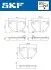 Тормозные колодки (задние) Toyota Corolla 01-08/Prius 00-09/Yaris/Celica 99-05 SKF (VKBP90559A) изображение 2