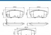 Колодки гальмівні (задні) Mazda RX-8 03-12/Suzuki Ignis 00-05/Chevrolet Cruze 00-08 SKF VKBP90620A (фото 2)