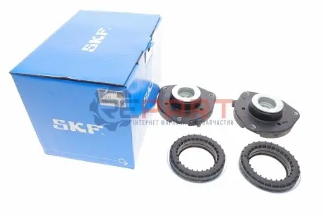 Фото Подушка амортизатора (переднього) 2шт + підшипник 2шт VW Golf/Caddy III/Passat B6/B7/Touran 04- (заміна на VKDA 35122) SKF (VKDA35122T) зображення 1