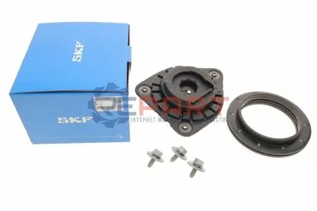 Подушка амортизатора (переднього) + підшипник Renault Laguna III 07- (к-кт) SKF VKDA35606 Купити в Україні