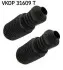 Фото Пилозахисний к-т амортизатора передн RENAULT ESPACE IV, LAGUNA II, VEL SATIS 1.9D-3.5 03.01-12.15 SKF (VKDP31609T) зображення 1