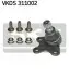 Фото Опора кульова (передня/знизу/ззовні/R) Audi A2/Skoda Fabia/Roomster/VW Polo 99-10 SKF (VKDS 311002) зображення 1