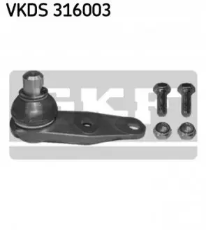 Опора кульова (передня/знизу) Renault Twingo 07 SKF VKDS 316003 Купити в Україні