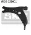 Фото Важіль підвіски (передній/знизу) Seat Cordoba/Ibiza/Skoda Fabia/VW Polo 99-14 SKF (VKDS321001) зображення 1