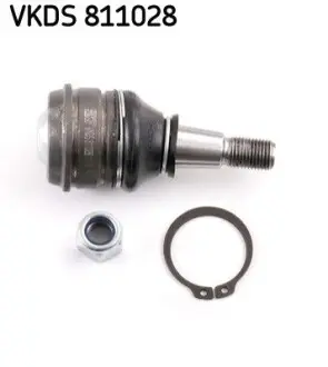 Опора кульова (передня/знизу) Citroen C1/Peugeot 107/108 05-/Toyota Yaris 99-12/Verso S (d=37.1mm) SKF VKDS811028 Купити в Україні