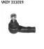 Фото Наконечник тяги рульової (R) VW Caddy II/Polo 95-04/Golf II/III 83-99/Passat 88-97 SKF (VKDY 311019) зображення 1