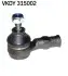 Наконечник тяги рульової Opel Combo 94-/Corsa A 82-93/Corsa B 93-00/Corsa C 00-09 SKF (VKDY315002) зображення 1