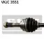 Фото Полуось SKF (VKJC 3551) изображение 2
